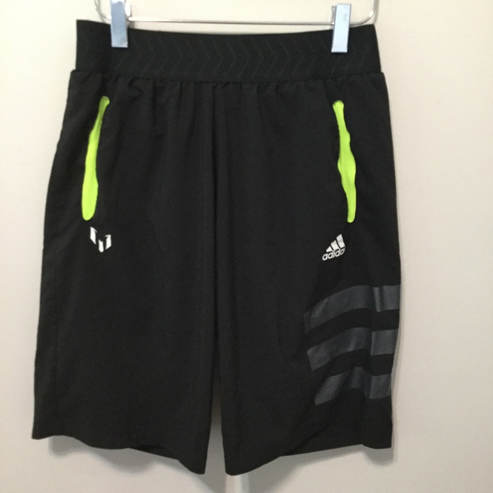 LIONEL MESSI Adidas shorts L youth boys large kids soccer training practice